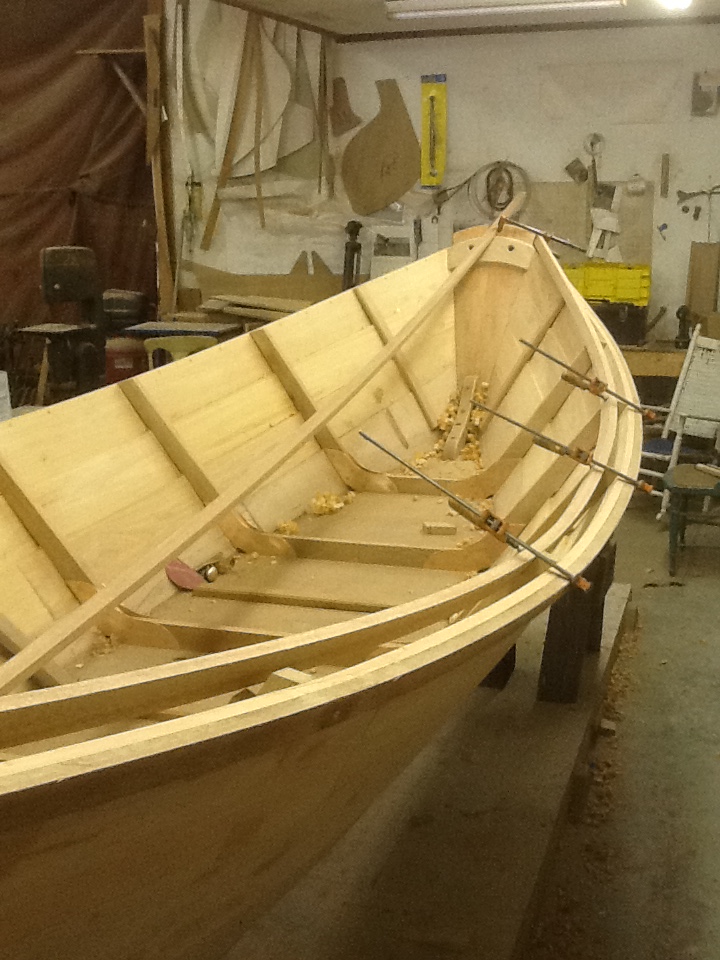 Inwhales left longish for fitting purposes. - EM Crosby Boat Works ...